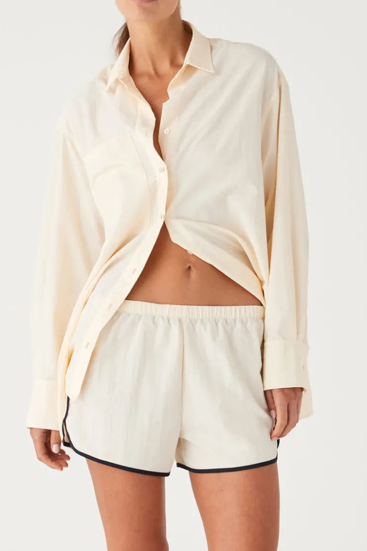 Signature Eco Nylon Retro Short - Coconut^Zulu & Zephyr Cheap