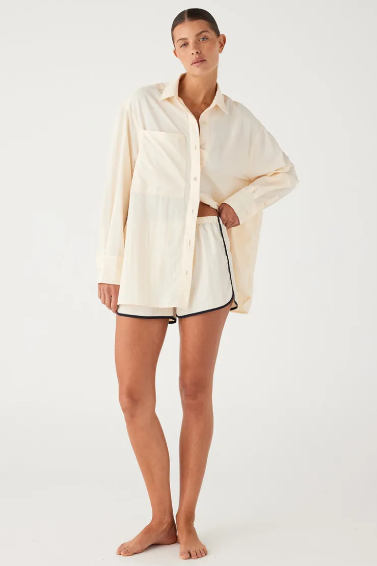 Signature Eco Nylon Surf Shirt - Coconut^Zulu & Zephyr Fashion