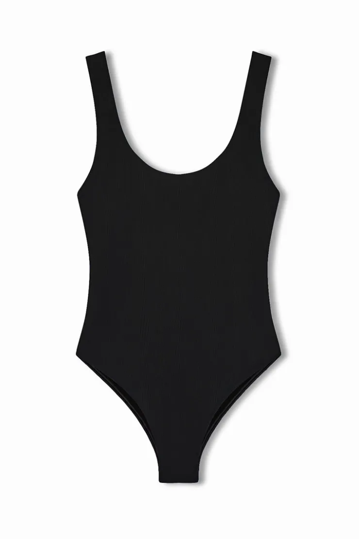 Signature Scooped Back One Piece - Black^Zulu & Zephyr Store