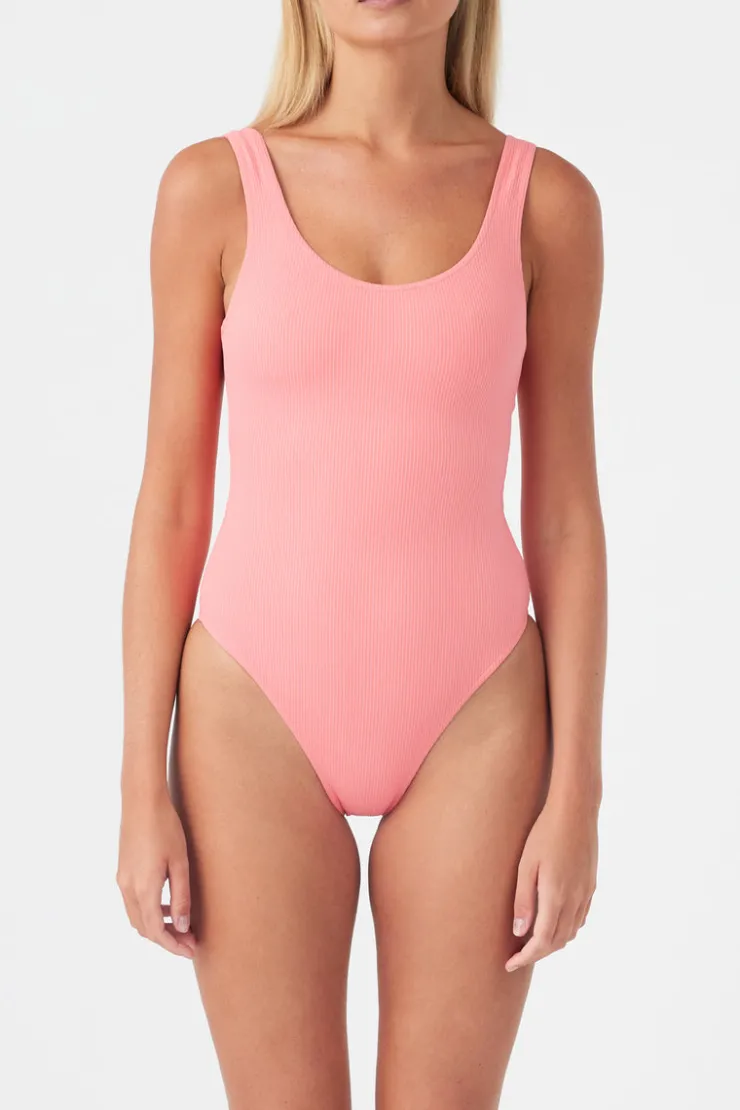 Signature Scooped Back One Piece - Coral^Zulu & Zephyr Sale