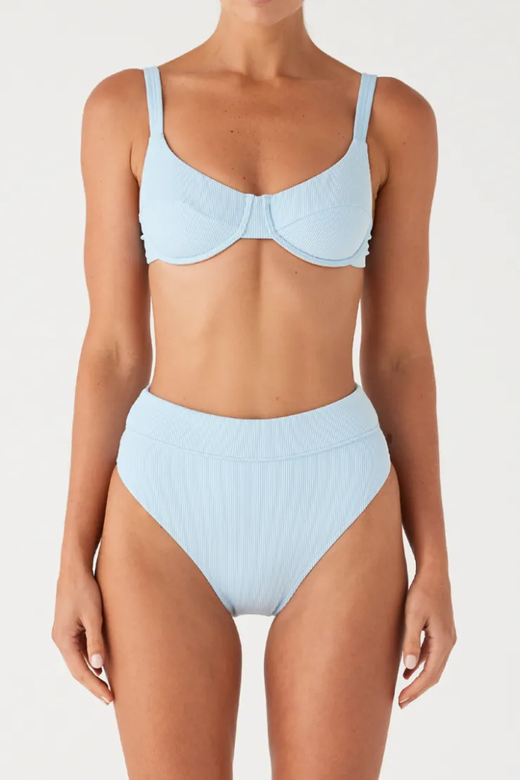 Signature Stripe Adjustable Bra Cup - Shallow Blue^Zulu & Zephyr Shop