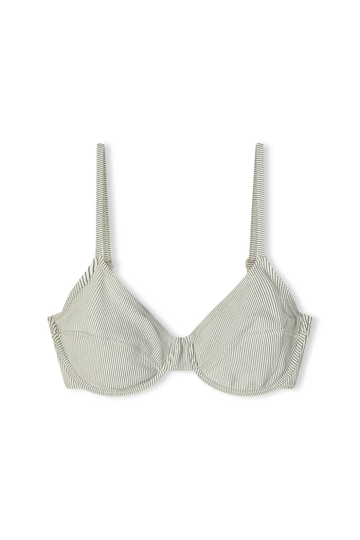 Signature Stripe Balconette Bra Cup Top - Coconut^Zulu & Zephyr Flash Sale