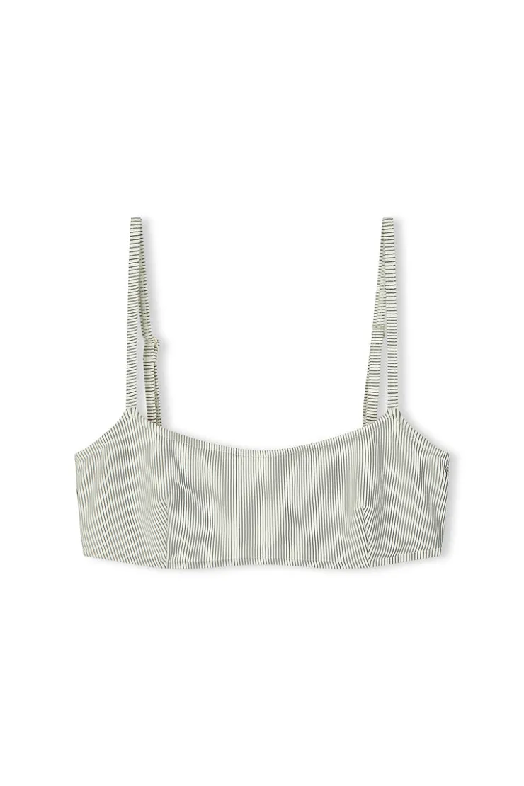 Signature Stripe Bralette Top - Coconut^Zulu & Zephyr Flash Sale