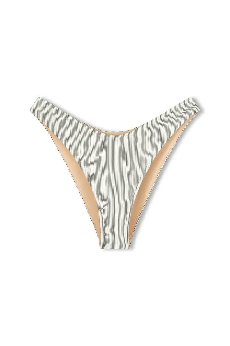 Signature Stripe Curve Brief - Coconut^Zulu & Zephyr Clearance