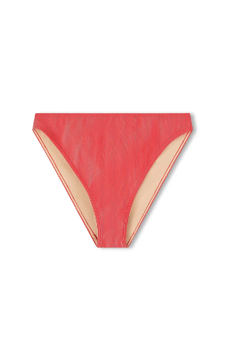 Signature Stripe High Cut Brief - Chilli Red^Zulu & Zephyr Cheap