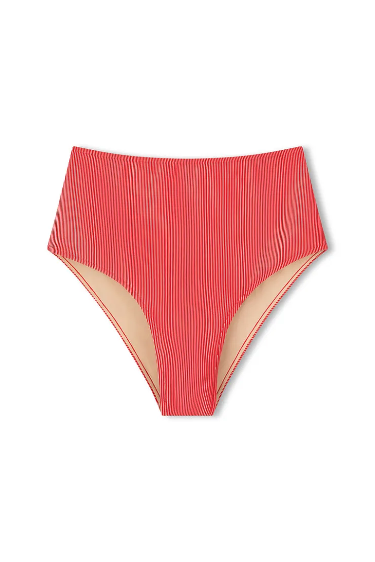 Signature Stripe High Full Brief - Chilli Red^Zulu & Zephyr Fashion