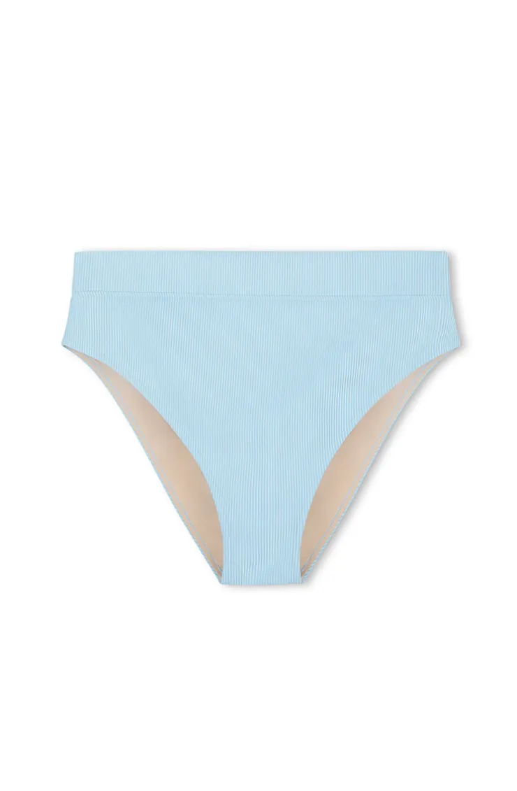 Signature Stripe High Waisted Brief - Shallow Blue^Zulu & Zephyr Shop