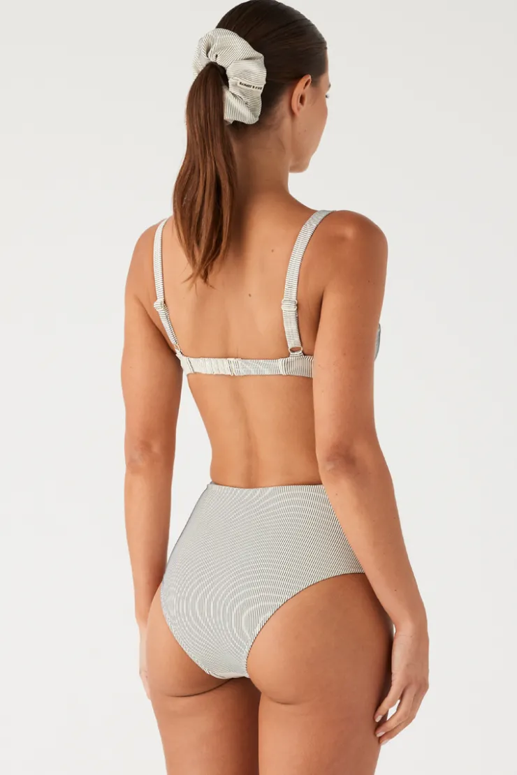 Signature Stripe Scrunchie - Coconut^Zulu & Zephyr New