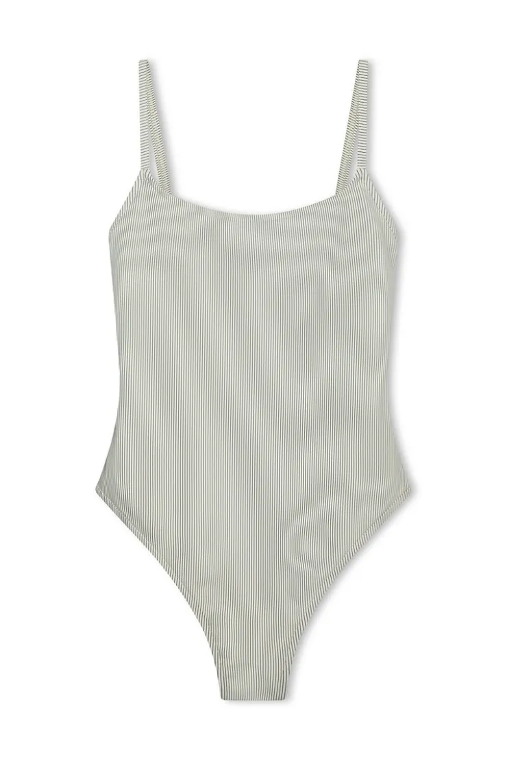 Signature Stripe Simple One Piece - Coconut^Zulu & Zephyr Fashion