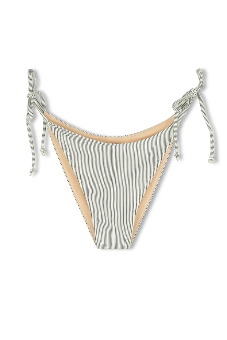 Signature Stripe Tie Brief - Coconut^Zulu & Zephyr Cheap
