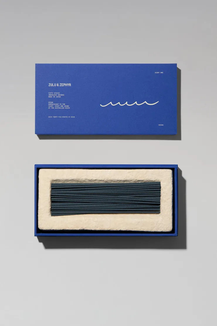 Smokeless Incense - Ocean^Zulu & Zephyr Discount