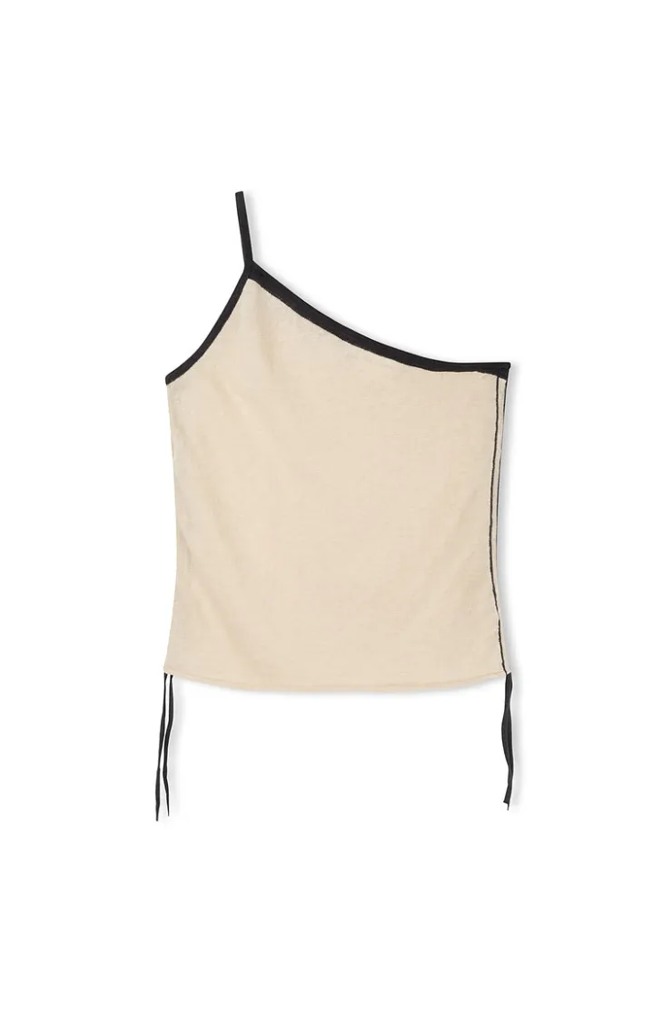 Stone Contrast Knit Crop Top^Zulu & Zephyr Sale