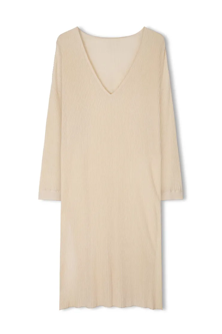Stone Organic Linen Blend Knit Dress^Zulu & Zephyr Flash Sale