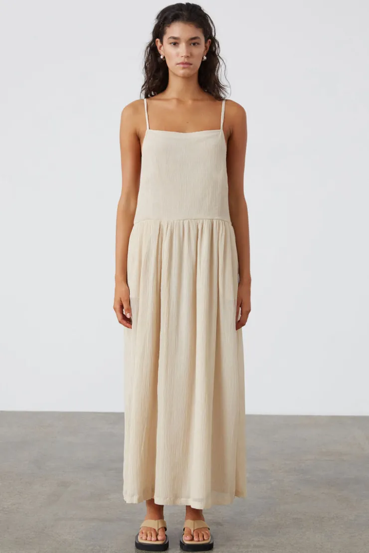 Stone Sheer Textured Dress^Zulu & Zephyr Hot