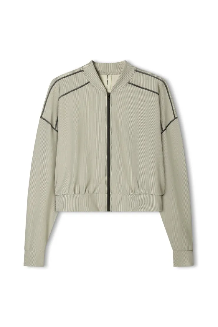 Stripe Rib Jacket - Coconut^Zulu & Zephyr Outlet