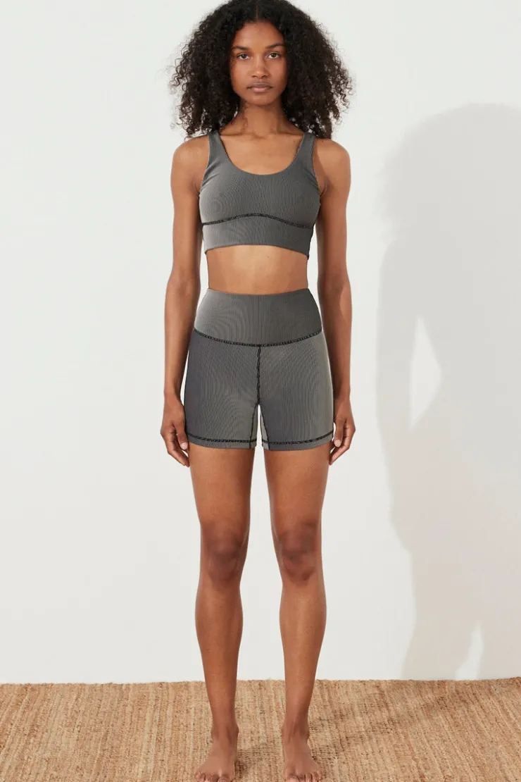 Stripe Rib Short - Black^Zulu & Zephyr Best