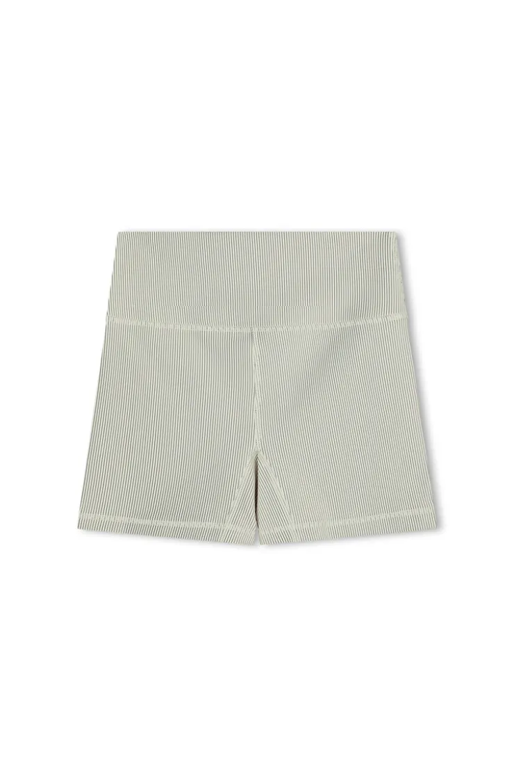 Stripe Rib Short - Coconut^Zulu & Zephyr Hot