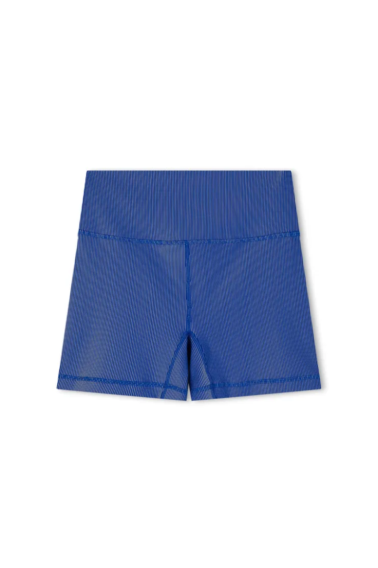 Stripe Rib Short - Dolphin Blue^Zulu & Zephyr Sale