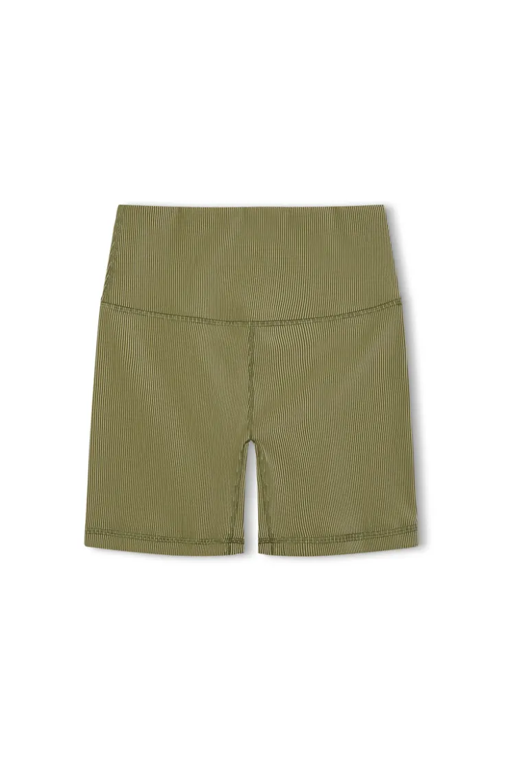Stripe Rib Short - Olive^Zulu & Zephyr Clearance
