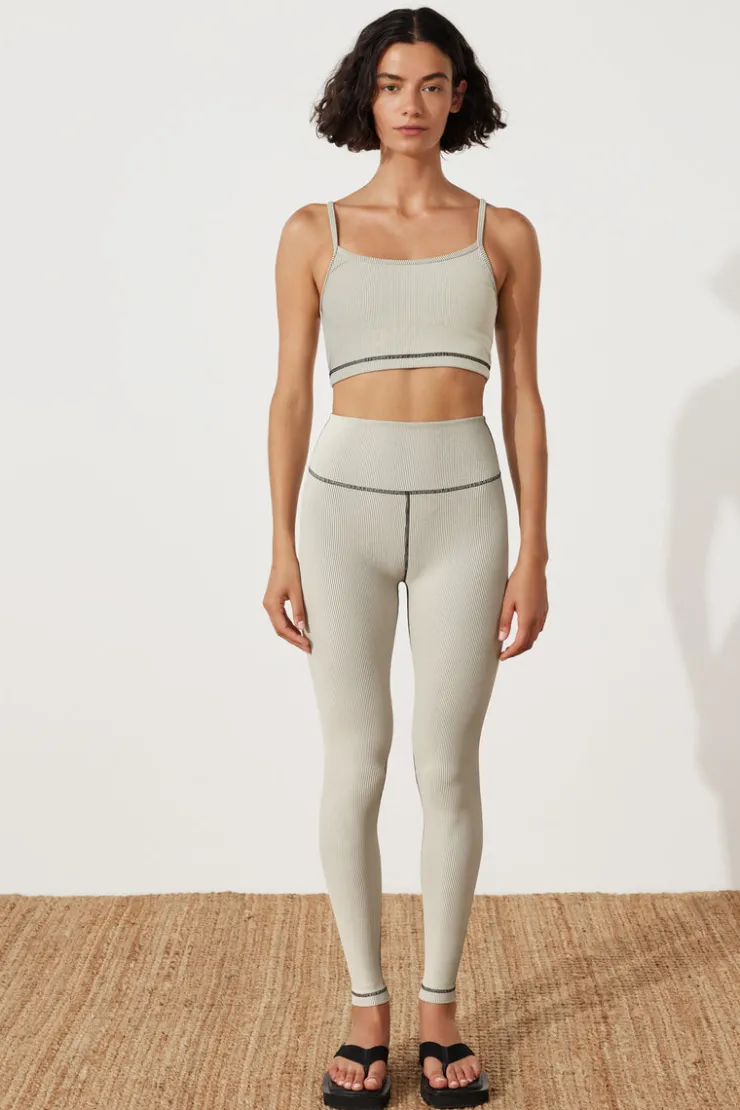 Stripe Rib Singlet - Coconut^Zulu & Zephyr Discount