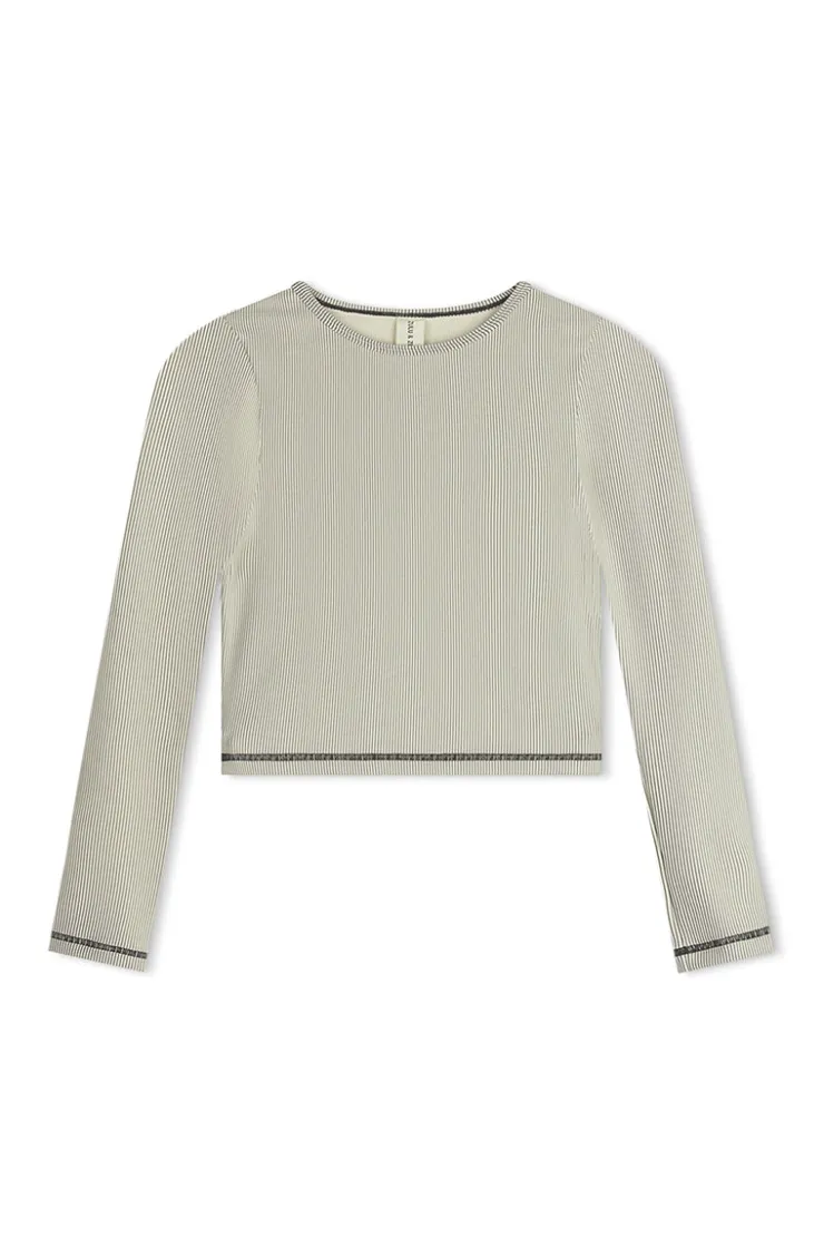 Stripe Rib Top - Coconut^Zulu & Zephyr New