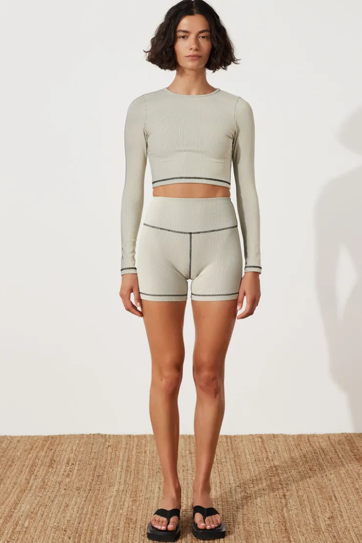 Stripe Rib Top - Coconut^Zulu & Zephyr New