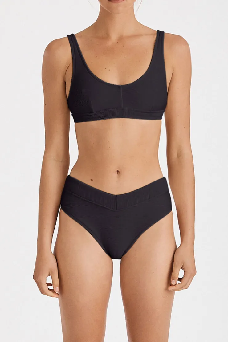 V Waisted Brief - Black^Zulu & Zephyr Shop