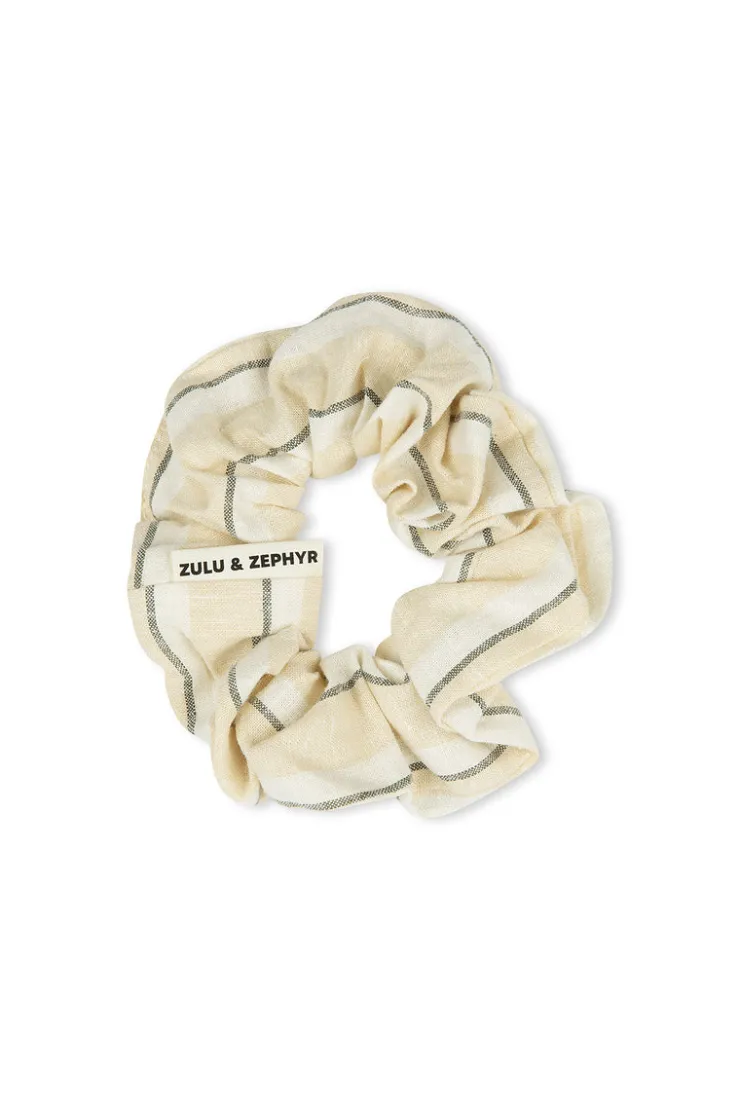 Woven Scrunchie - Shadow Stripe^Zulu & Zephyr Cheap
