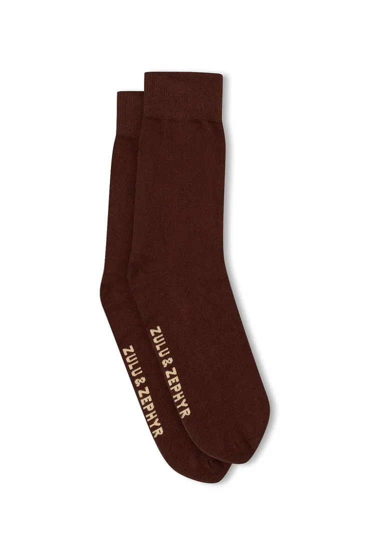 Logo Sock - Currant^Zulu & Zephyr Cheap