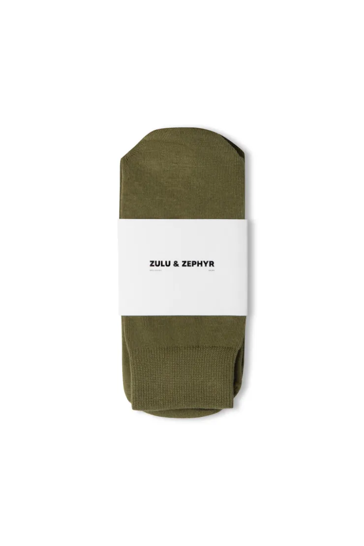 Logo Sock - Olive^Zulu & Zephyr New