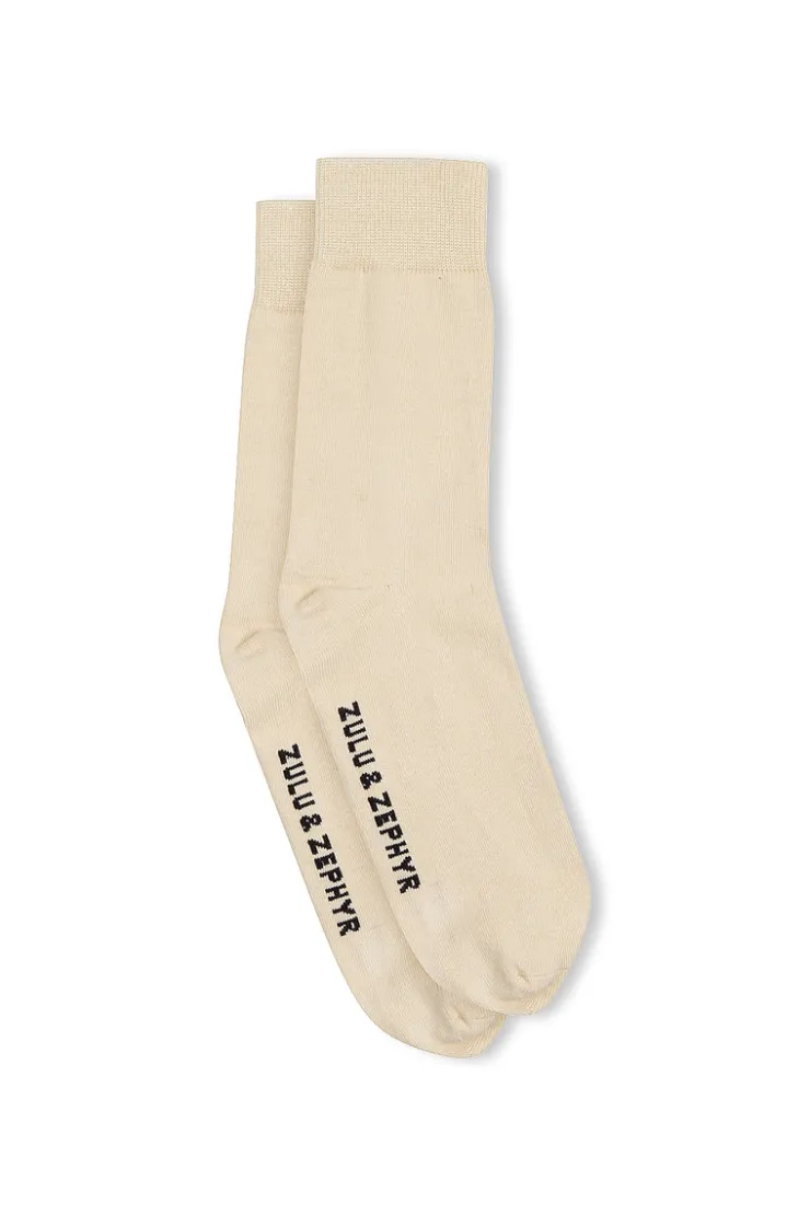 Logo Sock - Sand^Zulu & Zephyr Best Sale