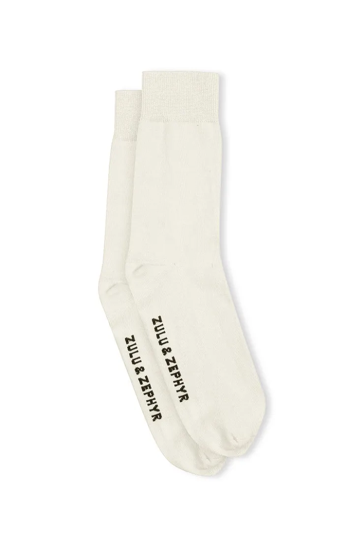 Logo Socks - Cream^Zulu & Zephyr Best Sale