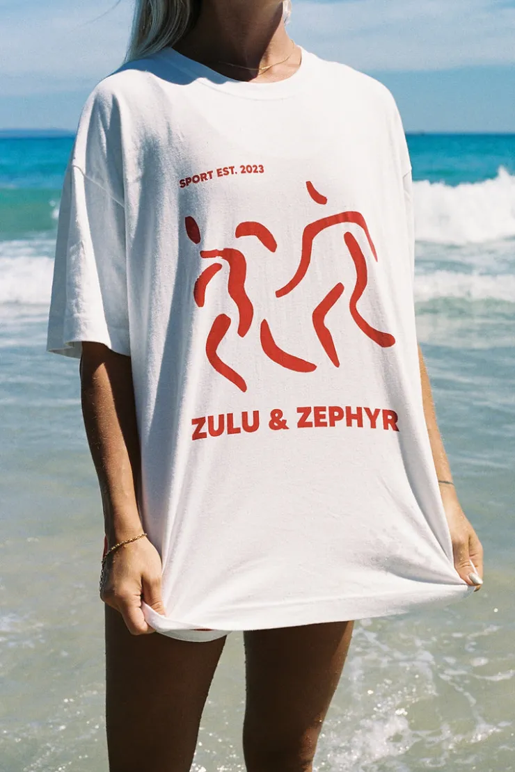 Sports Tee - Chilli Red^Zulu & Zephyr New