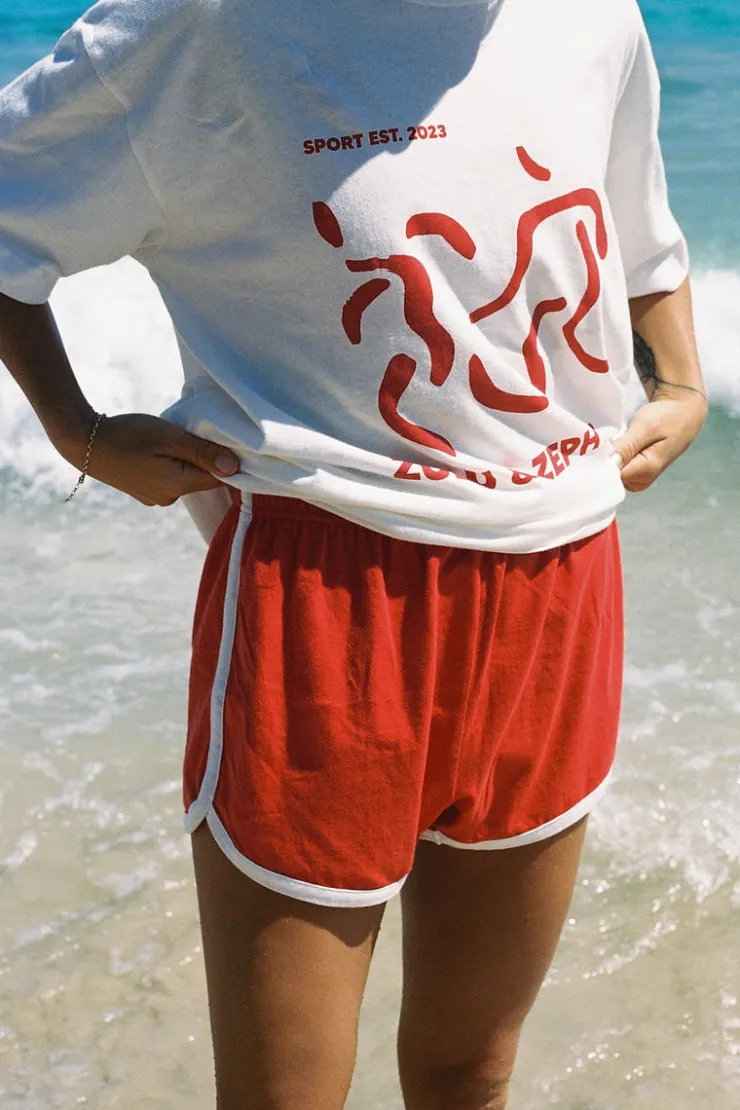 zulu__zephyr_sports_tee__chilli_red_2-1.webp Sports Tee - Chilli Red^Zulu & Zephyr New