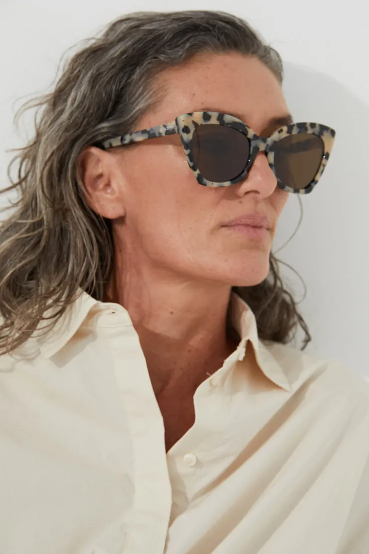 x Local Supply - Cat Eye Sunglasses - Tortoise^Zulu & Zephyr Sale