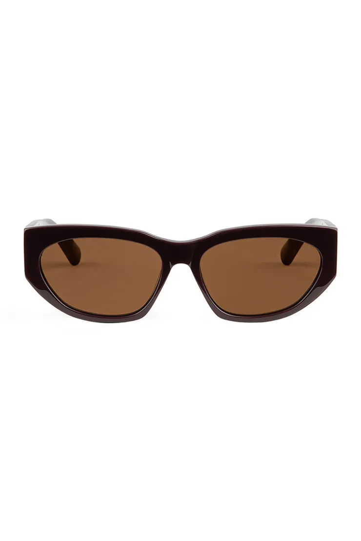 x Local Supply - Oval Sunglasses - Plum^Zulu & Zephyr Hot