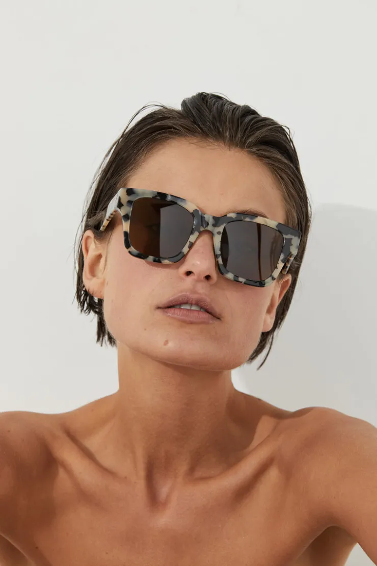 x Local Supply - Square Sunglasses - Tortoise^Zulu & Zephyr Hot